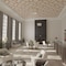 Ekena Millwork 66 56W x 66 56H x 14T Large Cameron Decorative Fretwork Wood Ceiling Panels, Cherry CELW67X67X0250CAMCH - alternate 4